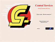 Tablet Screenshot of centralservices.net